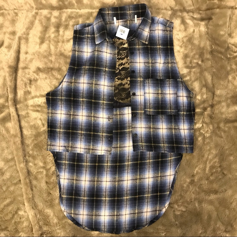 custom lace flannel